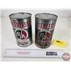 Image 1 : B/A PEERLESS Oil Cans (2) (Note: One is FULL !) (6-1/2"H x 4"Dia)