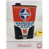 Image 2 : ROYALITE Barbeque Starting Fluid Tin (7-1/4"H x 4-1/2"W x 2-1/2"D)