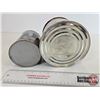 Image 7 : Oil / Grease Cans (2):  - Esso Wheel Bearing Grease (Partial Full) (6-1/4"H x 6-1/4"Dia) - Mobil 1 M
