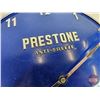 Image 3 : PRESTONE ANTI-FREEZE : Wind Up Clock c/w Key (Consignor Notes: Works Perfect) (9-7/8"Dia)