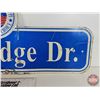 Image 10 : Double Sided Aluminum Street Sign : CITY OF RICHLAND, MISSISSIPPI : Southridge Dr. (9-3/4" x 24")