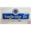 Image 1 : Double Sided Aluminum Street Sign : CITY OF RICHLAND, MISSISSIPPI : Southridge Dr. (9-3/4" x 24")