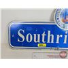Image 2 : Double Sided Aluminum Street Sign : CITY OF RICHLAND, MISSISSIPPI : Southridge Dr. (9-3/4" x 24")