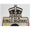 Image 3 : Single Side Hwy Sign (Steel) : THE KING'S HIGHWAY 2 ONT (19" x 12")