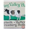 Image 3 : Single Sided Tin Sign "Spring Valley Dairy" (Embossed) (11" x 16")