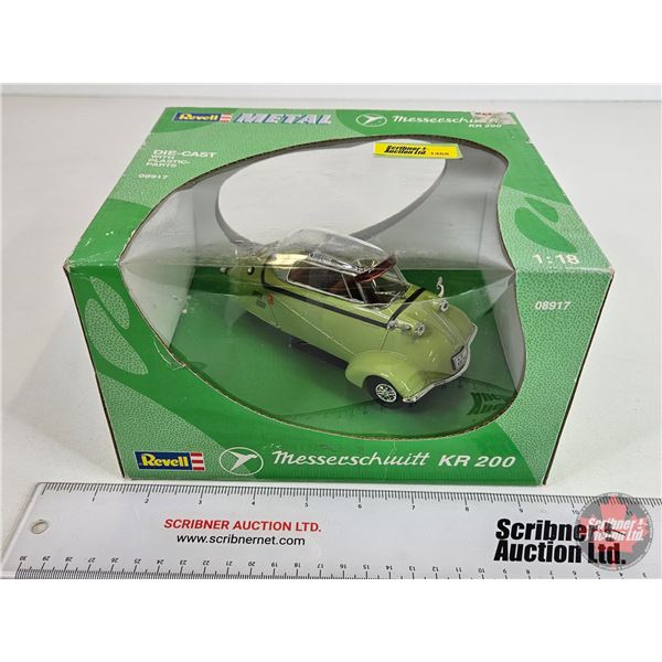 Revell Metal Die-Cast : Messerschwitt KR200 (Scale 1:18) (Box Measures: 5"H x 8-1/4"W x 7"D)