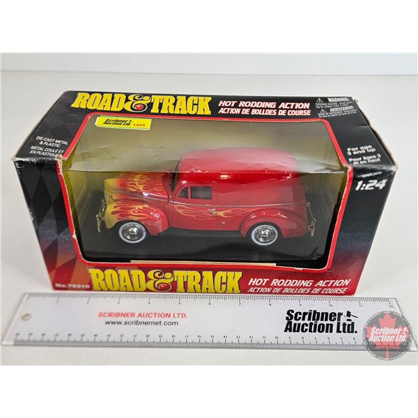 Road & Track Die-Cast : Hot Rodding Action : 1940 Ford Sedan Delivery (Scale : 1:24) (Box Measures: 