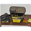 Image 6 : Tins/Bottles (3) (Black & Yellow) - GM Hypoid Lubricant Tin (8-1/4"H) - Solder Seal Radiator Repair 