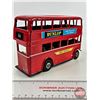 Image 12 : Toy Buses (3): - School Bus - Double Decker (4-1/2"H) - Greyhound