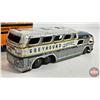 Image 3 : Toy Buses (3): - School Bus - Double Decker (4-1/2"H) - Greyhound