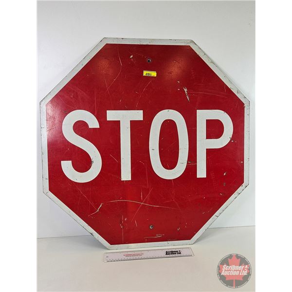STOP Sign (Aluminum) (30" x 30")