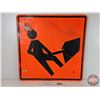 Image 1 : MEN AT WORK Sign (Aluminum) (29-1/2" x 29-1/2")