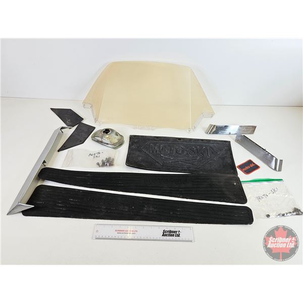 MOTO-SKI Parts (Windshield; Snowflap; Running Board Mats; Trim Pieces; etc)