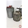 Image 5 : Variety Galvanized Jugs; Stein & IHC Metal Box (IHC Box Measures: 4"H x 22"L x 10"D)