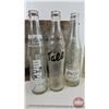 Image 3 : Collector Combo : Wood Bottle Crate "GRAND Soft Drink" & Clear Bottles (9) (Bottles: Mr Pibb, Tall, 