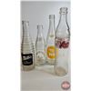 Image 5 : Collector Combo : Wood Bottle Crate "GRAND Soft Drink" & Clear Bottles (9) (Bottles: Mr Pibb, Tall, 