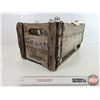 Image 7 : Collector Combo : Wood Bottle Crate "GRAND Soft Drink" & Clear Bottles (9) (Bottles: Mr Pibb, Tall, 