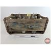 Image 8 : Collector Combo : Wood Bottle Crate "GRAND Soft Drink" & Clear Bottles (9) (Bottles: Mr Pibb, Tall, 