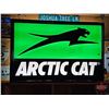 Image 1 : ARCTIC CAT Dealership Exterior Lighted Hanging Sign (One Lense Only) (w/Hanging Brackets) (Sign Fram