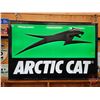Image 2 : ARCTIC CAT Dealership Exterior Lighted Hanging Sign (One Lense Only) (w/Hanging Brackets) (Sign Fram