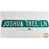 Image 1 : Double Sided Aluminum Street Sign : JOSHUA TREE LN (6" x 36")