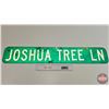 Image 2 : Double Sided Aluminum Street Sign : JOSHUA TREE LN (6" x 36")
