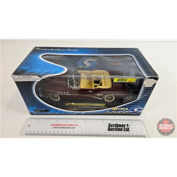 MIRA by Solido Die-Cast Collectibles : Buick Century Conv. 1955 (Scale 1:18) (Box Measures: 5-1/2"H 