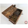 Image 7 : Antique Wood Box Telephone (19"H x 13-1/2"W x 9"D)