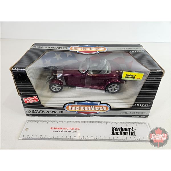 American Muscle Die-Cast : Collector's Edition : Plymouth Prowler (Scale 1:18) (Box Measures: 5-1/4"