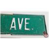 Image 5 : Single Sided Street Sign (Steel) : CABOT AVE (6" x 27-1/4")