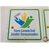 Image 2 : Single Sided Aluminum Signs (2) : Trans Canada Trail (11-3/4" x 11-3/4")