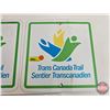 Image 3 : Single Sided Aluminum Signs (2) : Trans Canada Trail (11-3/4" x 11-3/4")