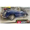 Image 3 : Burago Die-Cast : Porsche 356B Cabriolet (1961) (Scale 1:18) (Box Measures: 5"H x 12"W x 7-1/2"D)