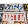Image 5 : Alberta Lic Plates (17) : 1960's & 1970's (Note: One Matching Set) (All 6" x 12")