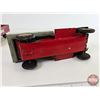 Image 5 : Collector Combo ~ Tin Toys : Truck & Tractor & Wagon  (Truck Measures: 5"H x 4-1/2"W x 10-1/2"L)