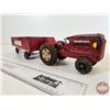 Image 8 : Collector Combo ~ Tin Toys : Truck & Tractor & Wagon  (Truck Measures: 5"H x 4-1/2"W x 10-1/2"L)