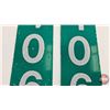 Image 5 : Single Side Reflective Road Signs (2): "1106" (Both Measure: 23-3/4" x 5-1/4")