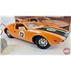 Image 2 : Remote Control Toy Car : DE TOMASO MANGUSTA w/Orig Box (Scale 1:12) (Box Measures: 4"H x 17"W x 6-1/