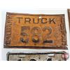 Image 3 : Calgary / Alberta Lic Plates (4):  - 1938 Truck 729 - 1935 Truck 582 - 1970 Alta 194 - 1937-38 Alber