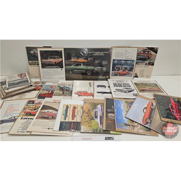 Collector Combo ~ Vintage Dodge & Plymouth Ads & Pictures (Large Variety) (See Pictures for Types / 