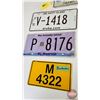 Image 2 : Foreign Lic Plates (10) (Variety) : Incl. Saint Marten; Aruba; Barbados; Belize; etc (Biggest Measur
