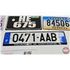 Image 4 : Foreign Lic Plates (10) (Variety) : Incl. Saint Marten; Aruba; Barbados; Belize; etc (Biggest Measur