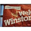 Image 2 : Large Banner "Welcome Winston Drag Fans" : Winston c.1988 : NHRA CHAMPIONSHIP DRAG RACING (41"H x 14
