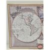 Image 2 : Framed Print : "A New Map of the World with Captain Cook's Tracks, His Discoveries and Those Of The