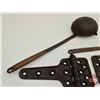 Image 11 : Cast Iron Smelting Ladles (2) & Heavy Duty Hinges (2)