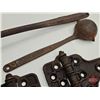 Image 7 : Cast Iron Smelting Ladles (2) & Heavy Duty Hinges (2)