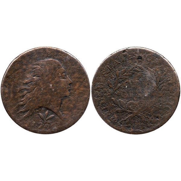 1793 S-9 R-2 PCGS Genuine (Rim Damage)