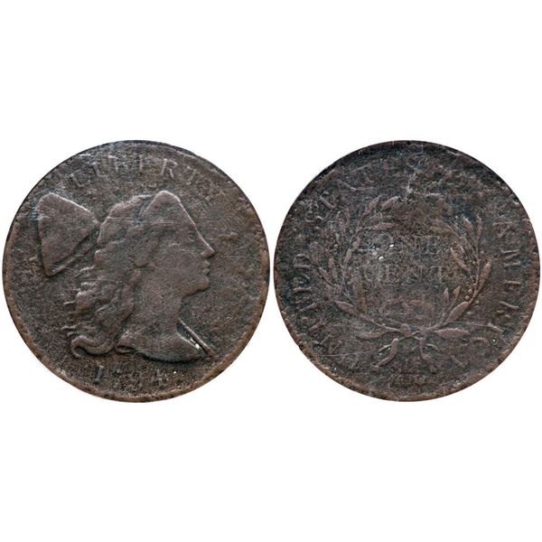 1794 S-22 R-1 NCS VF Details (Corroded)