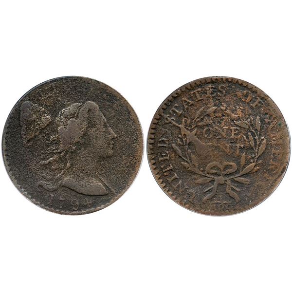 1794 S-26 R-2 ANACS VG10 Details (Corroded)