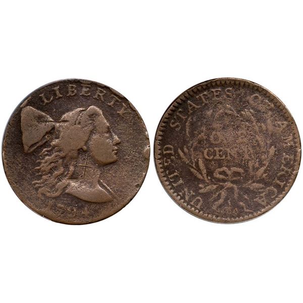 1794 S-29 R-2 ANACS F12 Details (Corroded, Scratched)
